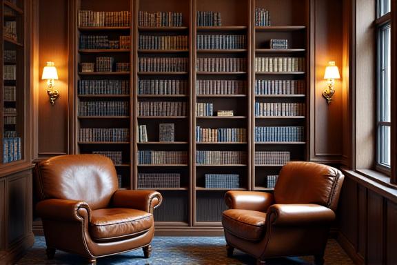 Zona de sofás y lectura